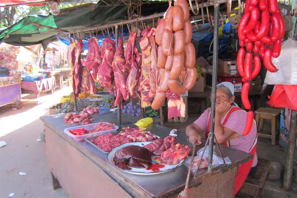 Lokale markt in Bolivia